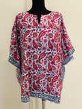 Block-Print Poncho-Kurti