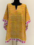 Block-Print Poncho-Kurti