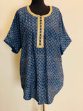 Ajrakh Gota Kameez