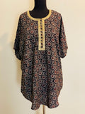 Ajrakh Gota Kameez