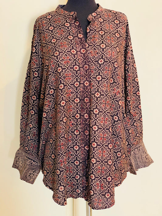 Ajrakh Buttondown
