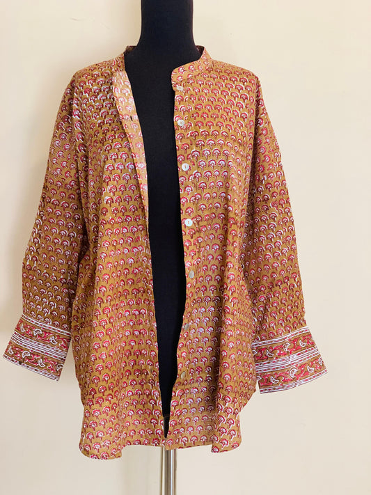 Block-Print Buttondown