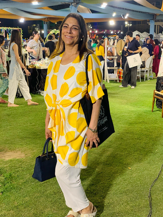 Blocked & Draped Cape