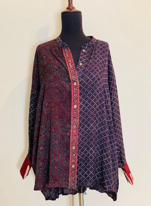 Ajrakh Buttondown