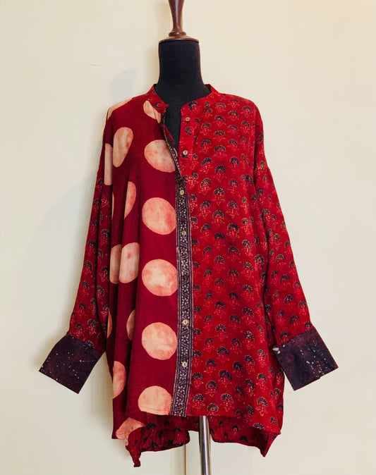 Ajrakh Buttondown