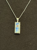 Moonstone with ruby
