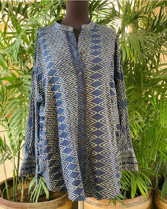 Ajrakh Buttondown