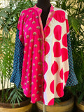 Polka Block-Print Buttondown