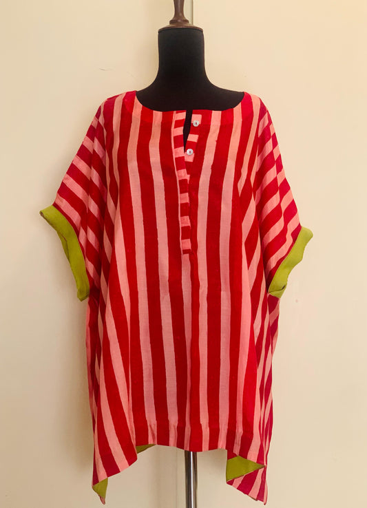 Block-Print Kaftan-Kurti