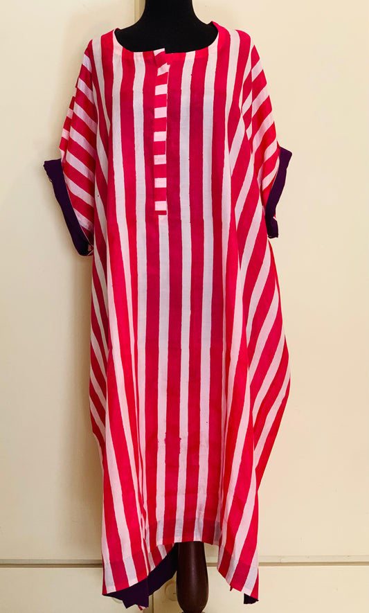 Block-Print Kaftan-Kurta