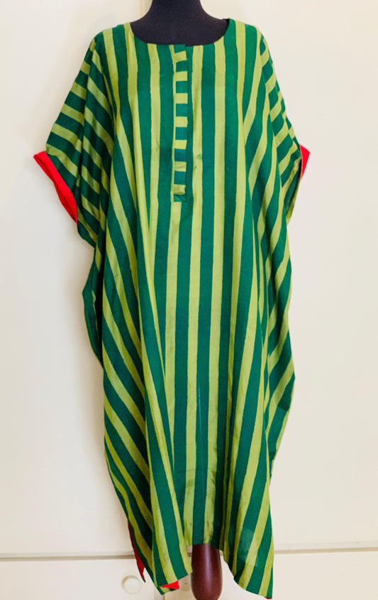 Block-Print Kaftan-Kurta