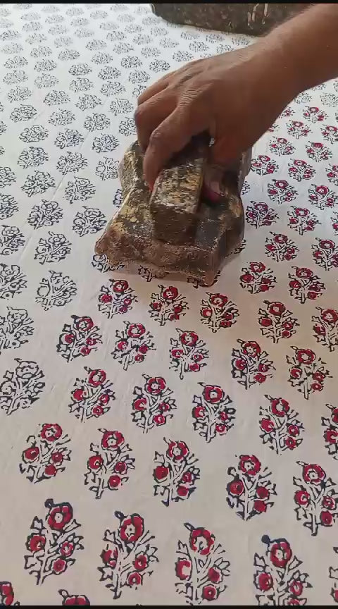 Block-Print Poncho-Kurti