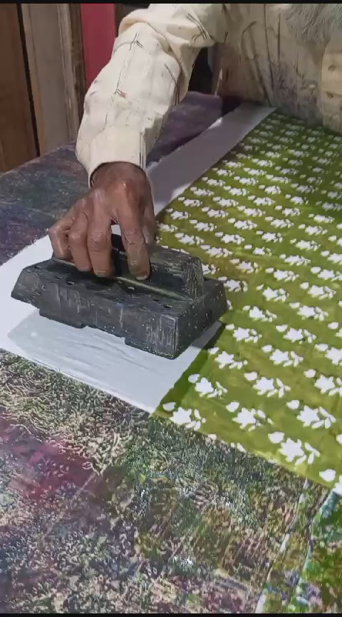 Block-Print Poncho-Kurti