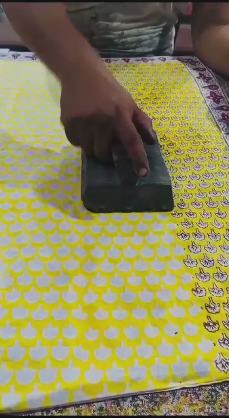 Block-Print Poncho-Kurti