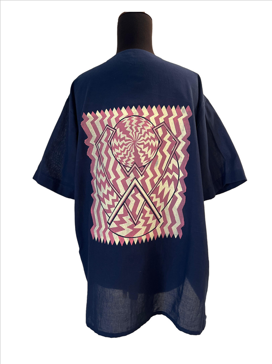 Navy Mandala Tunic