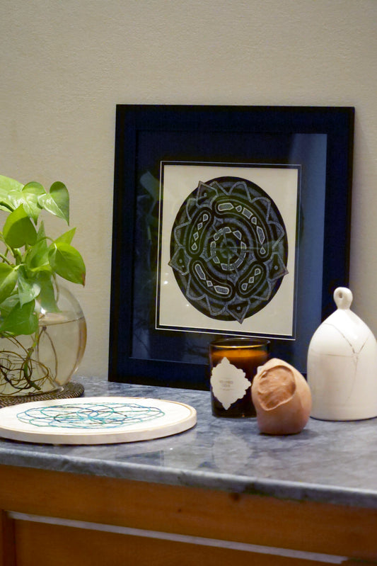 Framed Mandala 4
