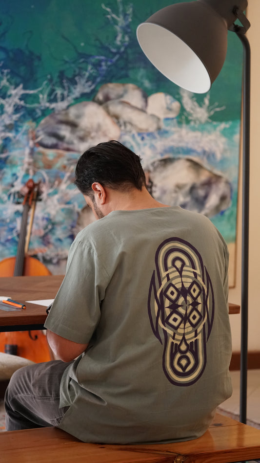 Teal Mandala Tunic