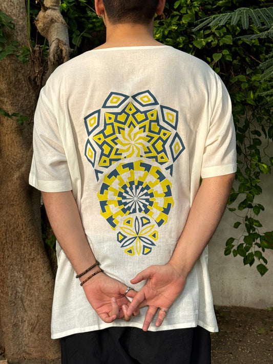 White Mandala Tunic