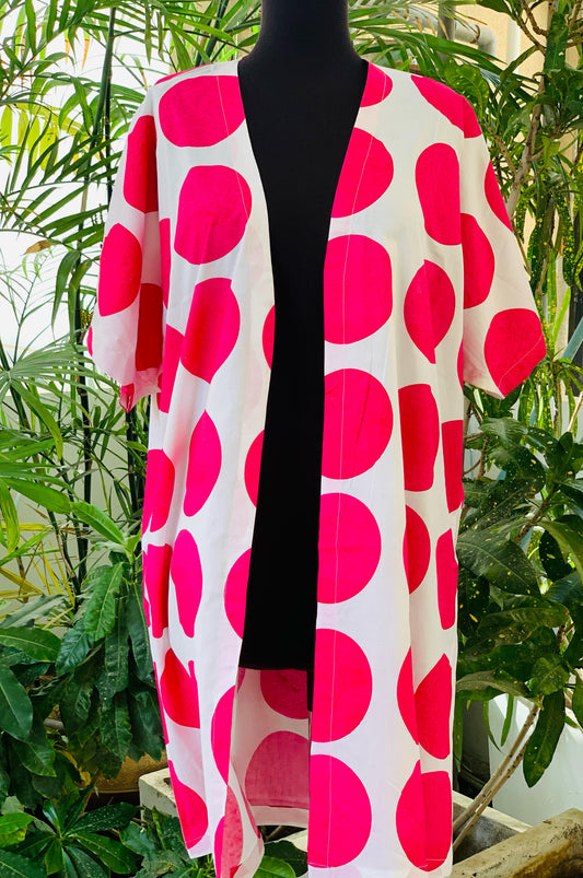 Blocked & Draped Cape