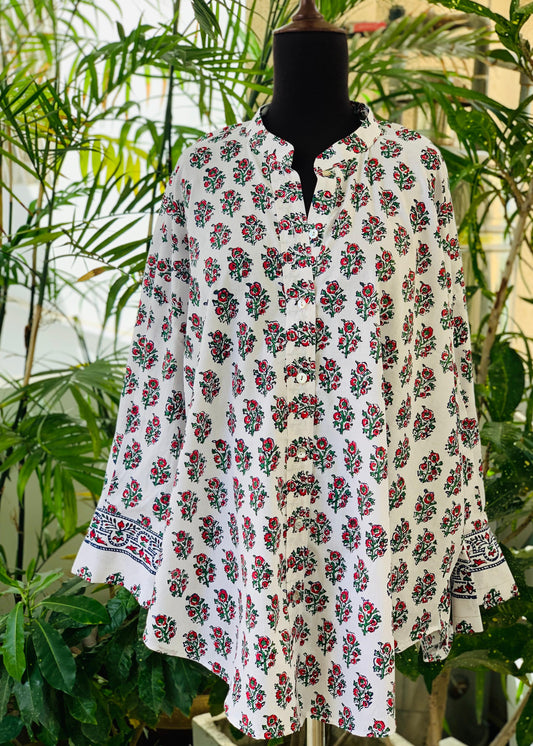Block-Print Buttondown