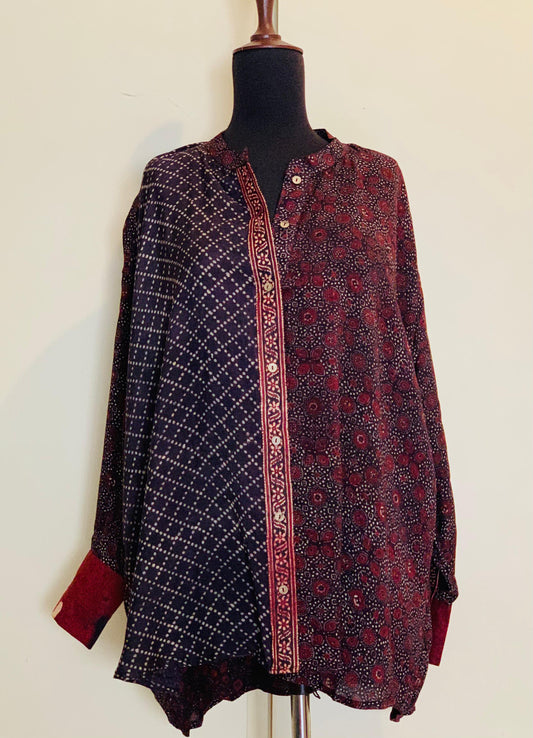Ajrakh Buttondown