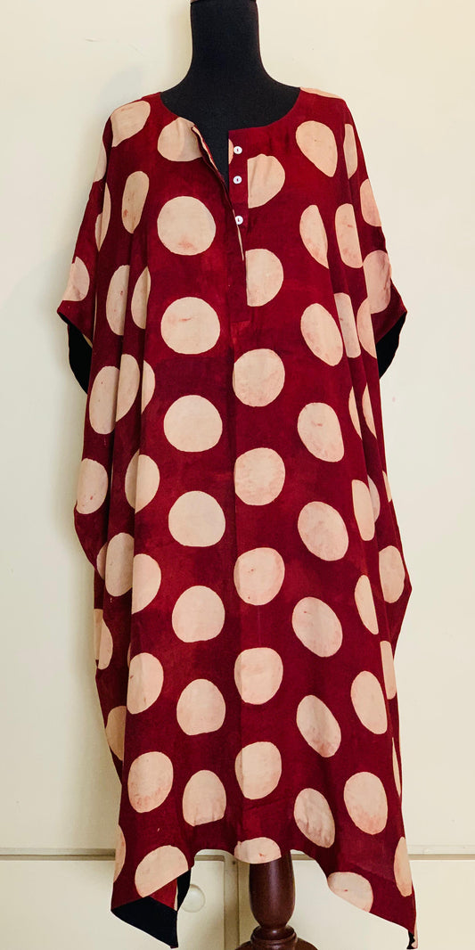 Ajrakh Kaftan Kurta
