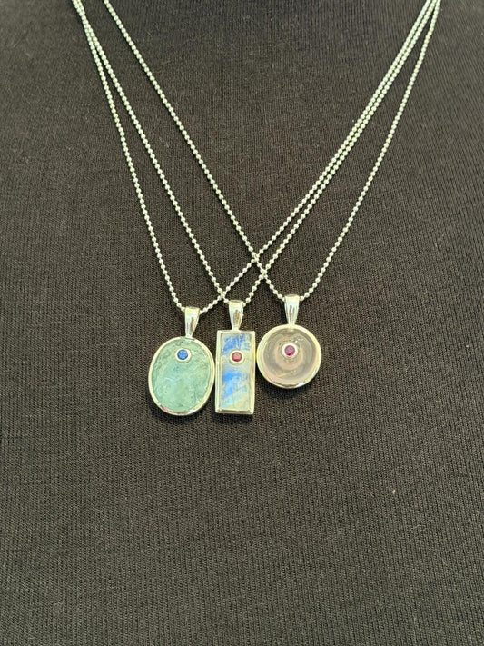Aquamarine with ruby